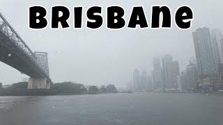 Brisbane Walking tour - During Cyclone