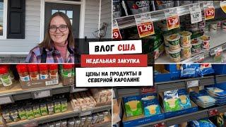 Недельная Закупка | Цены на Продукты в Северной Каролине | Наша Жизнь в Штатах