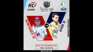 LIVE || ELITE CUP || ELIMINATOR 1 || RENEGADES V/S AFRIDI XI || AR PRODUCTION