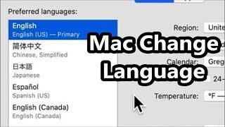 MacBook How to Change Language or Add Languages