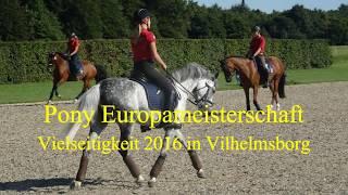 Pony EM 2016 Vielseitigkeit in Vilhelmsborg Anna Lena Schaaf und Pearl