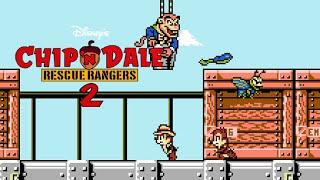 [NES 60fps] Chip ‘n Dale: Rescue Rangers 2 -  2Players co-op longplay