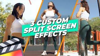 3 Ways to Make SPLIT SCREENS in Final Cut Pro