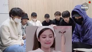 bts reaction to jennie is so popular 2021