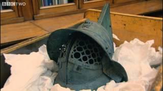 Mary Beard Shows Us a Roman Gladiator's Helmet - Meet the Romans with Mary Beard - BBC