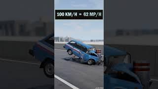 LADA 2104 VS Bollard #car #bollards #crash