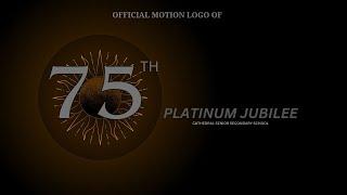 OFFICIAL || MOTION LOGO OF || 75TH PLATINUM JUBILEE