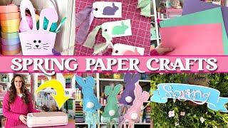 *BEGINNER FRIENDLY* Spring PAPER CRAFTS with the ALL NEW Cricut Maker 4!