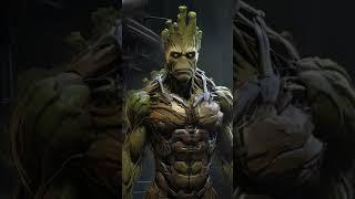 Groot vs Marvel&dc combination  #shorts #viral #marvel #trending #avengers #dc #superherotv