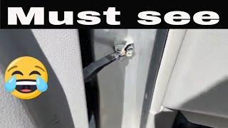How to lubricate your car door hinge