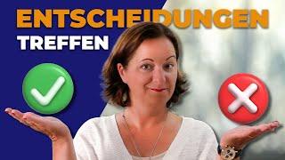 Warum ENTSCHEIDUNGEN treffen so wichtig ist | Stefanie Voss