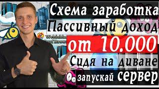 Схема заработка на сервере | Как заработать в интернете. Стабильный пассивный доход невыходя из дома