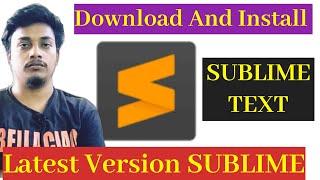 Sublime Text Install Windows 11|| Sublime Text Download