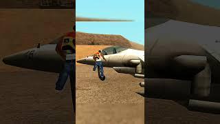 Steel Military Jet in GTA San Andreas PT.13 #gtasanandreas #shorts