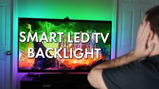 Govee Smart LED Light Strip for a TV! (so cool!)