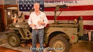 Military Auction at Donley Auctions - July 23rd & 24th, Union, IL