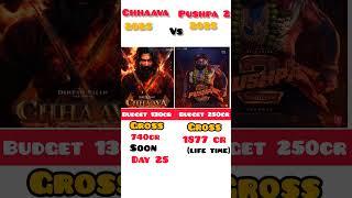 Chhaava vs Pushpa 2 box office collection comparison || #chhaava #shrots #vickykaushal #day26