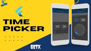 Time Picker in Flutter using GetX || Flutter || GetX