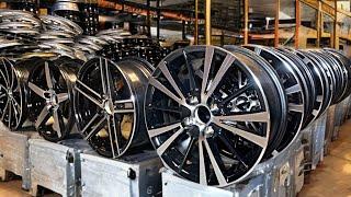 “How Luxury Car Alloy Wheels Are Made | Full Manufacturing Process”