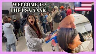 WELCOME TO THE USA ANAK! - ERICA AHERN! 