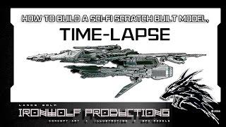 How to Build a Sci-Fi Scratchbuilt Model, Time-Lapse