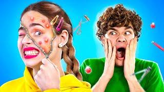 Extreme Makeover with Gadgets from TikTok! / From Nerd to Popular!