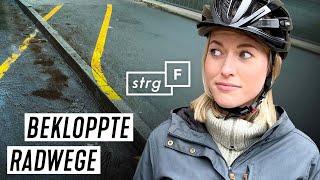 Bekloppte Radwege: Wie schlimm ist es? | STRG_F