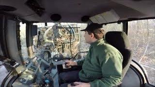 Valtra in forest..GoPro/CABIN VIEW!