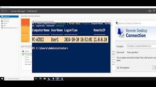 How to Remotely Find Current Remote Desktop Session Details Using Domain Controller via PowerShell