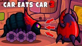 Машина Ест Машину 3 ПЕЩЕРА Обновление в Хищных Тачках Car Eats Car мультяшная игра на Андроид iOS