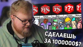 РЕАКЦИЯ T2x2: Сделали Бы За 1 Млн $? | Мир Сравнений