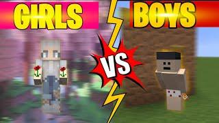 Girls vs Boys In Mcpe ||funny scene (must watch if u wanna laugh)