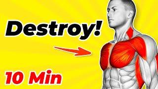  DESTROY Man Boobs FAST  10-MIN Fat-Burning Chest Routine!