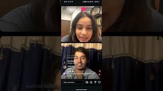 ananya sharma and anujrehan instagram live on 4th nov24 #ananyasharma #anujrehanmusic #singer #music