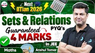 Sets & Relations PYQs | Guaranteed 4 Marks in JEE | JEE 2026 Preparation | LIVE | @InfinityLearn-JEE