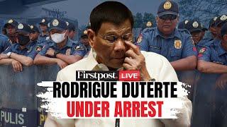 Rodrigo Duterte Arrest LIVE | Ex Philippine President Arrested For "Crime Against Humanity" | Manila