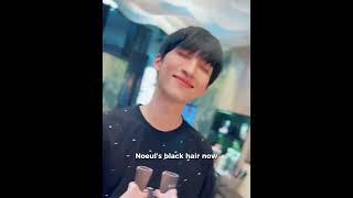 Noeul’s black hair is the best  #bonoh #bossnoeul #noeulnuttarat #magentaboy