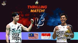 Men's Singles | Lee Zii Jia (MAS) vs. Shesar Hiren Rhustavito (INA) | Badminton 2025 Highlight