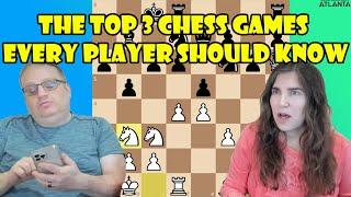 Thursday: Karen plays viewers and Ben talks about The Top 3 Chess Games Every Player Should Know