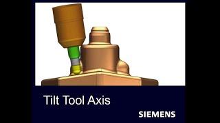 Tilt Tool Axis in NX CAM