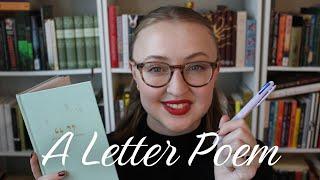 Write Poetry With Me #20: In the Form of a Letter