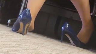 Air hostess shoeplay - Part 1