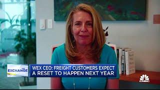 Wex CEO Melissa Smith: Freight customers expect a reset to happen next year