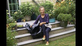 Simple magic of composting garden and kitchen waste. Olga's garden.