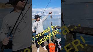 I leveled up his fishing skills in 1 hour!