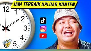 Jam UPLOAD Konten TikTok dan Youtube | Pasti Tepat!!