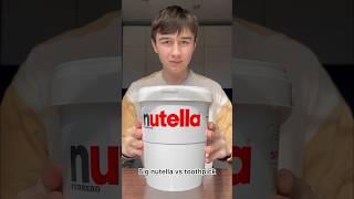 Big Nutella vs toothpick