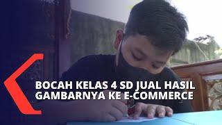 Jual Hasil Gambarnya di E-commerce, Bocah Kelas 4 SD Viral!