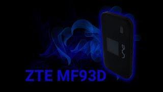 Обзор роутера ZTE MF93D