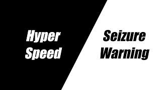 Black & White Screen - Color Changing Hyper Speed Effect [10 Hours SEIZURE WARNING]